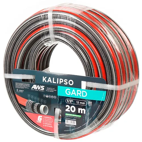 SHlang polivochnyj Kalipso Gard 1/2 diam 12mm, armirovannyj, 25m, 6 sloev PVH,vsesezonnyj 486059_1