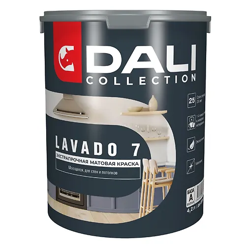 Kraska Dali Collection LAVADO 7 - 4,2 l. Baza S - kraska dlya sten i potolkov (65188)_1