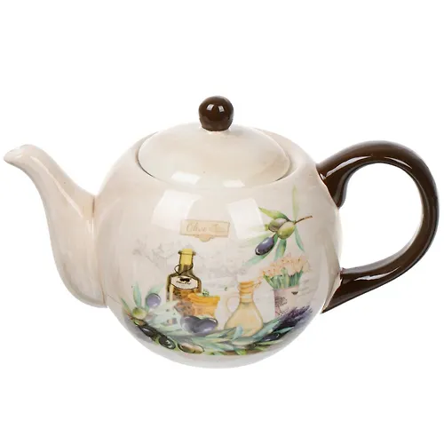 CHajnik zavarochnyj dolomit, 0.95 l, Daniks, Levadiya, bezhevyj (419418)_1