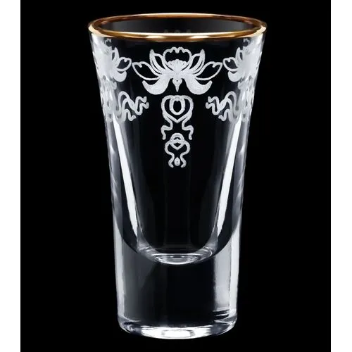 Stakan 60ml. 6sht. art.1088-GZ (Liliya) Gravirovka,otvodka zolotom_1