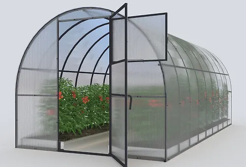 Karkas teplitsy NOVATOR-4 TITAN 3*4m (sh.0,66m,91kg) komplekt s furn i kolyami_1