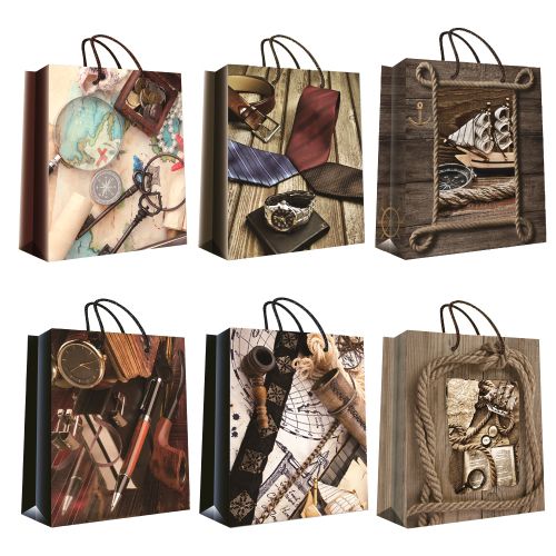 Paket podarochnyj 26h32+10sm laminirovannyj 