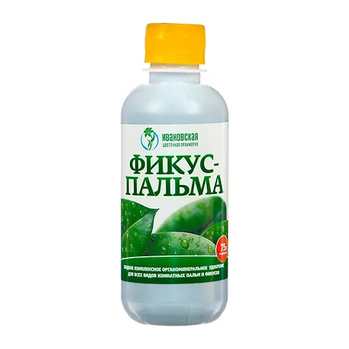 Udobrenie zhidkoe organomineralnoe PALMA-FIKUS dlya komnatnyh rastenij, 0,25 l art.5241111 g.Ekateri_1
