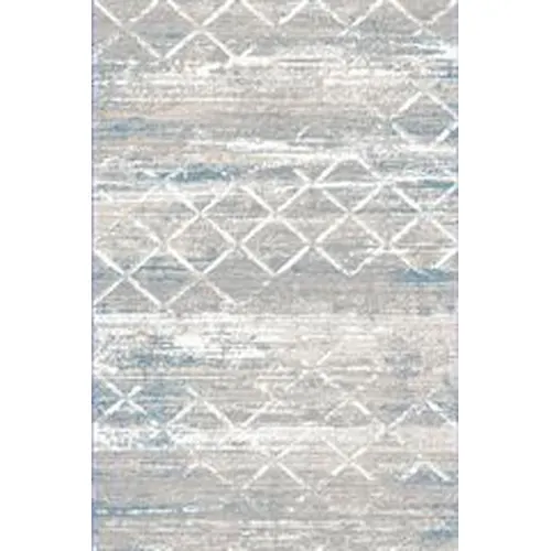 Kover KUMSAL 100*200 pryam. - F165A GREY/BLUE_1
