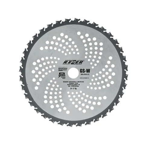 GS-W, 255mm x 25.4mm x 1.3mm x 36T nozh d/benzokosy 36 zubev (25/50 sht./kor.)_1