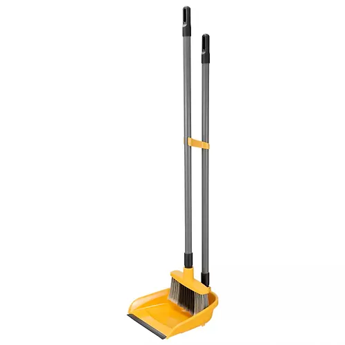 Komplekt sovok skladnoj s schetkoj 80sm Econova zheltyj 431500606_1