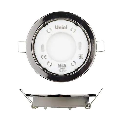 Svetilnik ultratonkij vstraivaemyj GX53/H2 BLACK CHROME 10 PROM (UL-00005055)_1