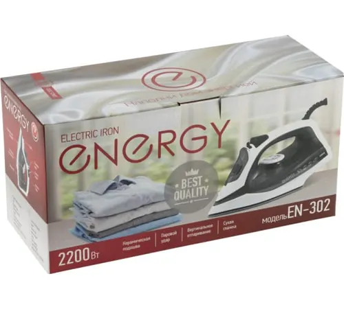 Utyug ENERGY EN-302 (2200Vt, par, sprej, par.udar, samooch., keramicheskaya podoshva) art.270073_4