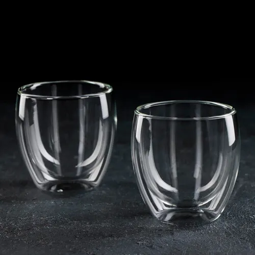 Nabor stakanov 2 sht s dvojnymi stenkami 200 ml, 8,3h8,2 sm art.5255889 g.Ekaterinburg_1