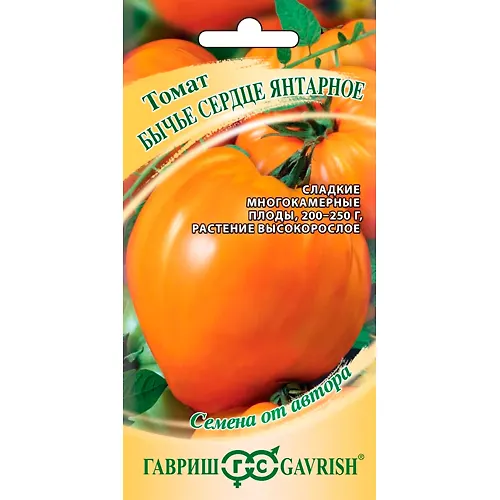 Tomat Byche serdtse yantarnoe 0,05 g avtor. 