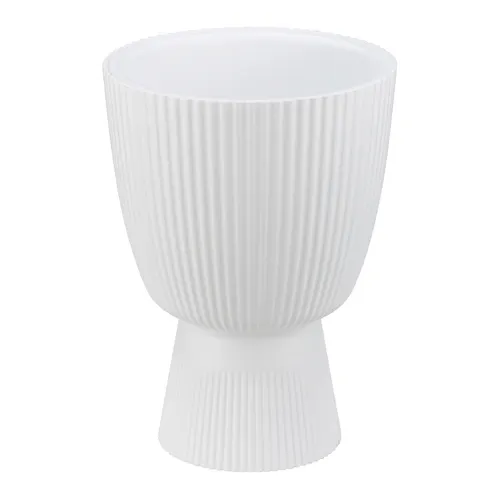 Kashpo VELVET IDEA D180mm 1,9l so vstavkoj belyj_1