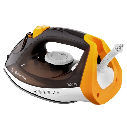 Utyug BRAYER 4003BR 2400 Vt, keramich, par 140g/min, antikaplya, razbryzg, 330ml, samootchistka_2