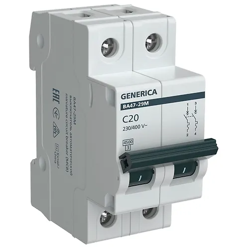 Avtomaticheskij vyklyuchatel VA47-29M 2P 20A 4,5kA C GENERICA_1