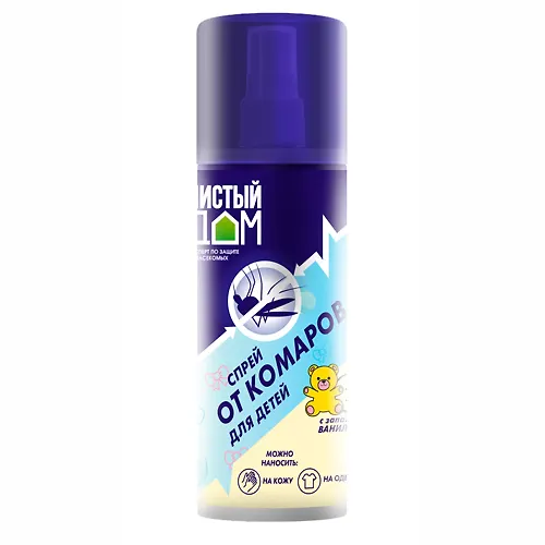 Sprej ot komarov dlya detej CHistyj Dom (flakon 95ml) 02-004_1