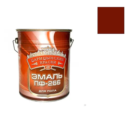 Emal (PF-266) d/pola VITEKO (Krasno-korichnevaya 10 kg 