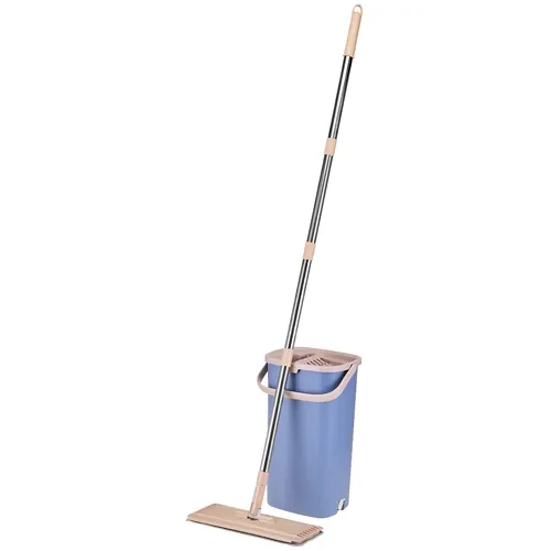 Komplekt dlya uborki Compact (vedro s otzh i poloskan/ + shvabra s plosk nasadkoj) EKEK-419_1