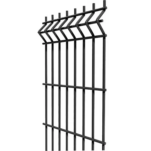Zabor iz 3D panelej, 1940h2500, d 3.5mm, yachejka 55h200mm RAL7040 (seryj)_1