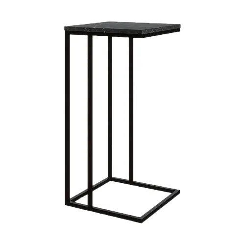 Stol loft Desk Question (DQ) Nabag 50*30, chernyj mramor, m/k chernyj_1