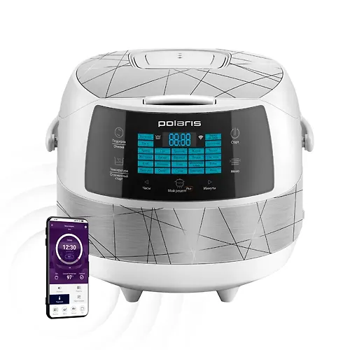 Multivarka PMC 5017 Wi Fi IQ Home (POLARIS), Serebryanyj_1