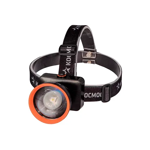 Fonar nalobnyj Kosmos KOC533Lit akkumulyatornyj 15 Vt Laser LED 3000mAh ABS-plastik linza Frenelya_1