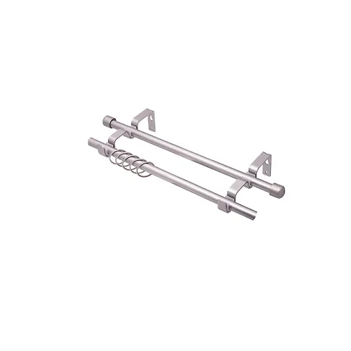 Karniz kovanyj Le-Grand d16/16 mm 2 m OPTI serebro matovoe 2-h ryadnyj T\U gp_1