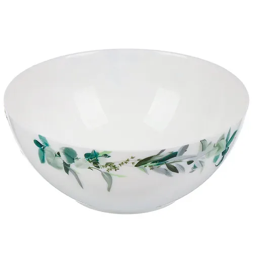 Salatnik steklokeramika, kruglyj, 23 sm, 2 l, Evkalipt, Daniks, LHW-90 (448969)_1
