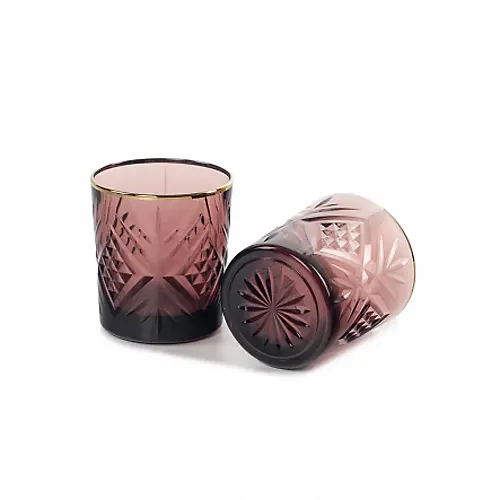 Stakan nizkij ZALTSBURG LILAK GOLD 2sht 300ml art.O0432_1