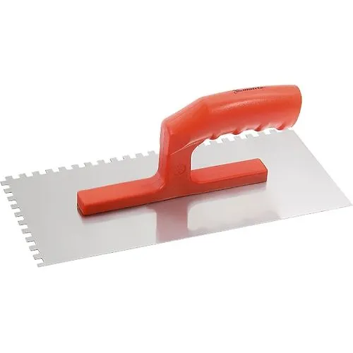 Gladilka stalnaya, 280 h 130 mm, zerkalnaya polirovka,plastmas.ruchka, zub 6 h 6 mm//MATRIX art.86775_1