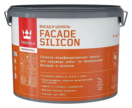 Kraska fasadnaya FACADE Silicon VVA gl/mat 9 l_1
