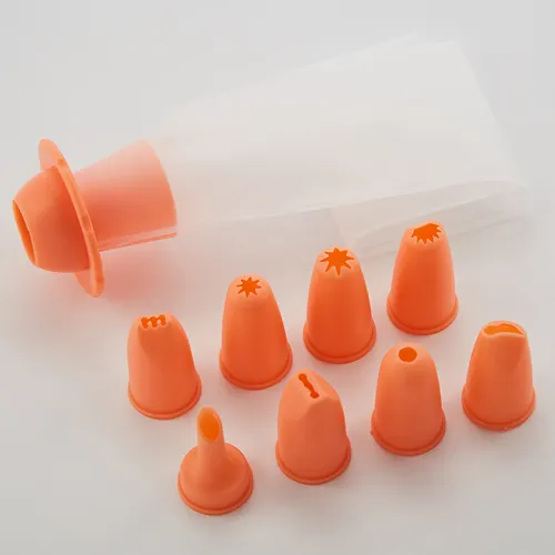BE-0370 Konditerskij meshok s 8 nasadkami belyj s persikovym 18x11*5,5m (96/24)_1