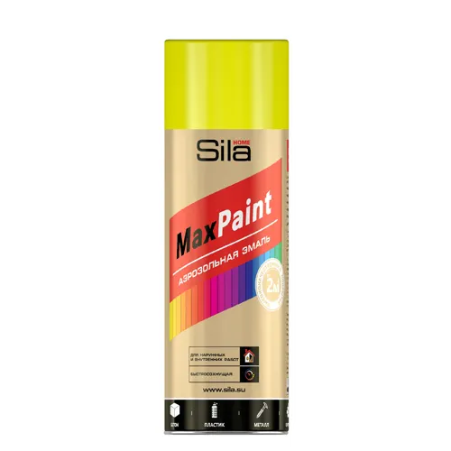 Kraska aerozolnaya universalnaya SILA HOME RAL 1018 zheltyj 520 ml SILP1018_1