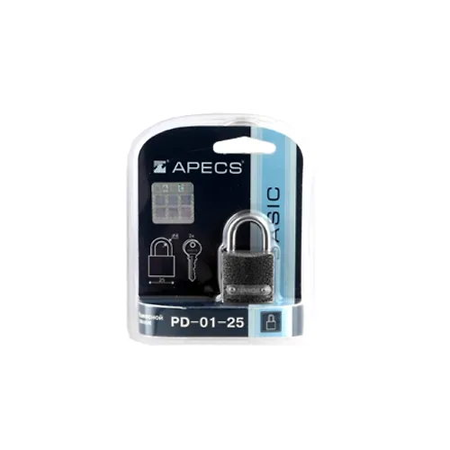 Zamok visyachij Apecs PD-01-25-Blister H_1