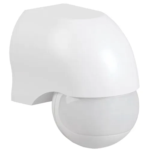 Datchik dvizheniya DD 010 belyj, maks. nagruzka 1100Vt, ugol obzora 180grad., dalnost 10m, IP44, IEK_1
