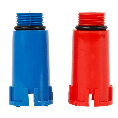 Nabor tsvetnyh udlinennyh zaglushek 1/2'' (2 sht.) (100/1) (sinij/krasnyj) VALFEX ZAVOD VALF-RUS_1