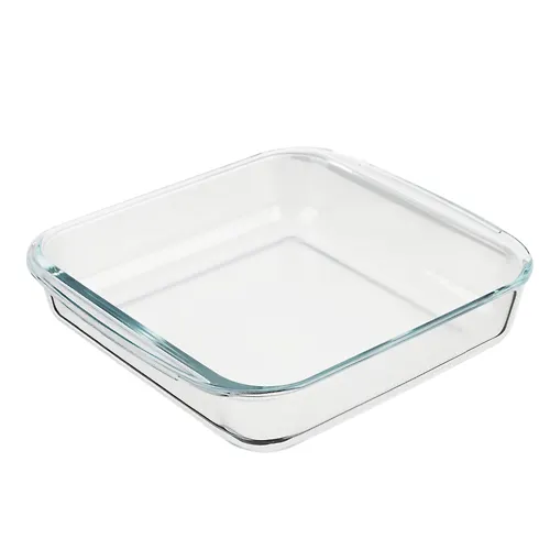 SATOSHI Forma dlya zapekaniya zharoprochnaya kvadratnaya, s ruchkami, steklo, 24.5x21.9x5.1sm, 1,8l_1
