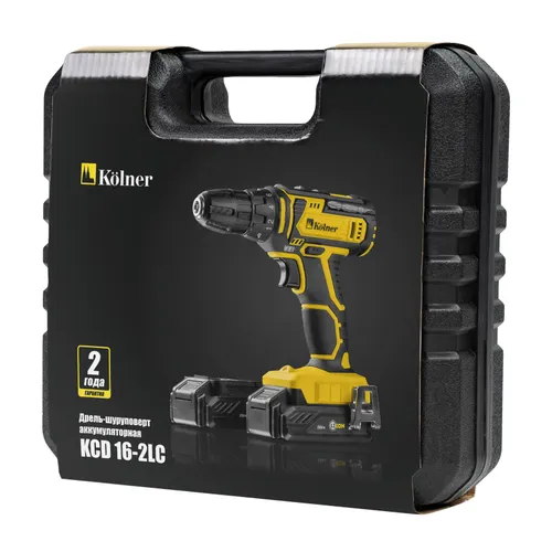 Kolner KCD 16-2LC  Drel-shurupovert akkumulyatornaya 16 Volt, 0-400/1450 ob/min, 28/19Nm, 2 Ach_4