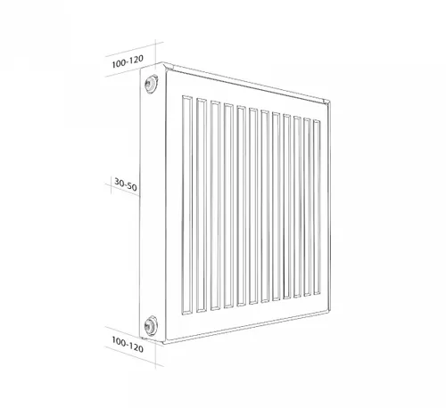 Radiator panelnyj Royal Thermo COMPACT C22-500-500 RAL9016 bok/p_2