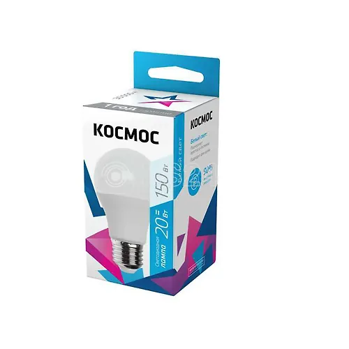 Lampa svetodiodnaya Kosmos A60 20W E27 4500K_1