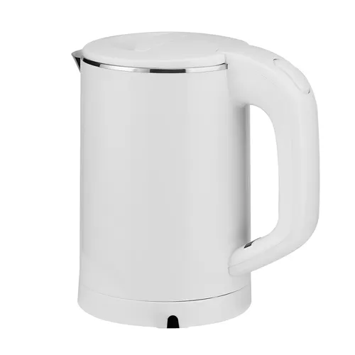 CHajnik Centek CT-0006 belyj 0.6 l, 1100Vt, besshovnaya kolba, dvojnye stenki, zaschita ot peregreva_1