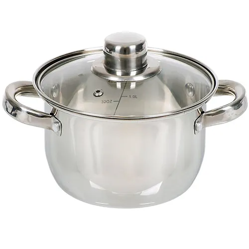 Kastryulya stal, 1.9 l, s kryshkoj, kryshka steklo, DNN3, SD-A17-16, serebristaya (355346)_1
