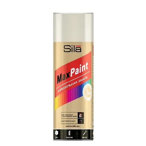 Kraska aerozolnaya universalnaya SILA HOME RAL 1015 slonovaya kost 520 ml SILP1015_1