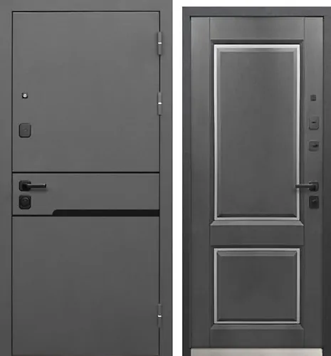 Dver metallicheskaya Luxor Klassika Satin Grafit 960 pravaya_1