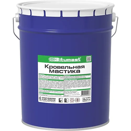 Mastika bitumnaya BITUMASTkrovelnaya 21,5l/19 kg metall_1