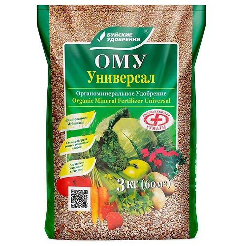 Organo-mineralnoe udobrenie OMU UNIVERSAL 3kg Bujskie udobreniya g.Kostroma_1