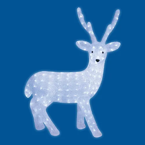 Figura svetodiodnaya ULD-M6393-200/STA WHITE IP20 DEER-1 «Olen-1» razmer 63*36*93 sm 11036_1