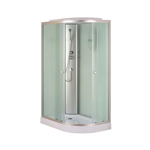 Dush. kabina HD-KU12080LFL LOW 120x80h215 bez g/m, riflenye zadnie stekla, riflenye pered. stekla_1
