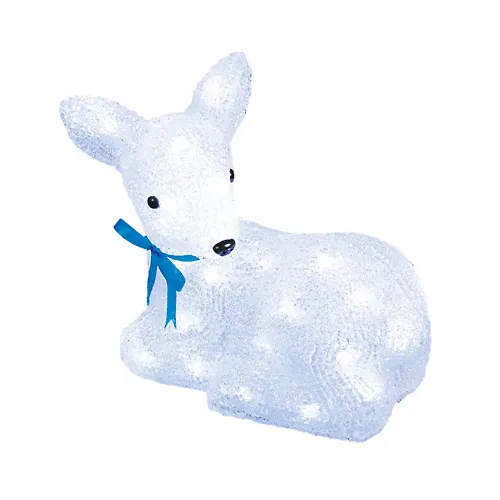 Figura svetodiodnaya «Lezhaschij olenenok-1», ULD-M2926-040/STA WHITE IP20 LYING FAWN-1 11031_1