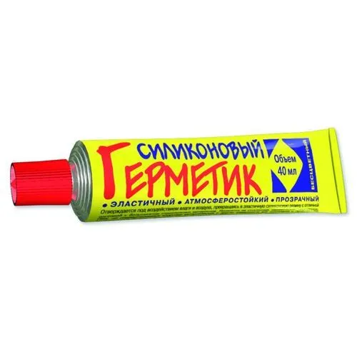 Germetik silikonovyj bestsvetnyj, tuba 40 ml_1