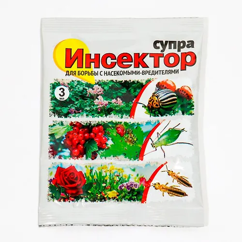 Sredstvo dlya borby s vreditelyami INSEKTOR SUPRA, 3ml art.9458896 g.Ekaterinburg_1