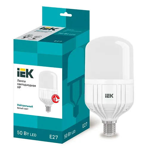 Lampa svetodiodnaya HP 50Vt 230V 4000K E27 IEK_1